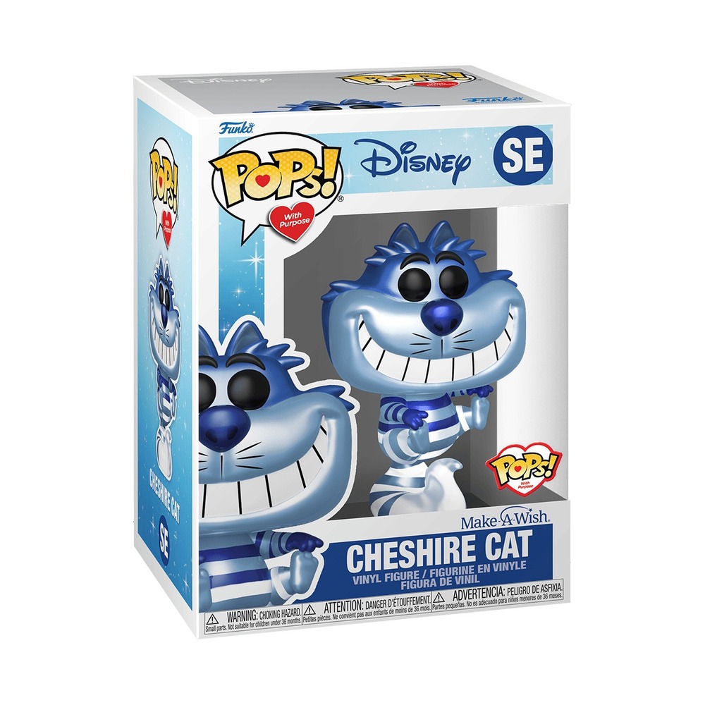 Funko Pop Disney Cheshire Cat Metallic Make a Wish 2022 Vinyl Figure 63669